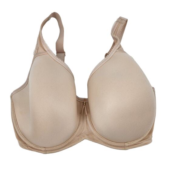 Wacoal Basic Beaty Spacer Underwire Full Coverage Tan T-Shirt Bra Size 32G - Picture 1 of 3